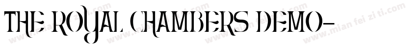 The Royal Chambers DEMO字体转换